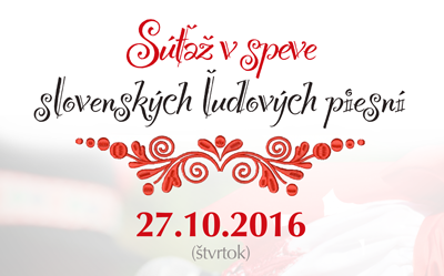 Súťaž v speve slovenských ľudových piesní