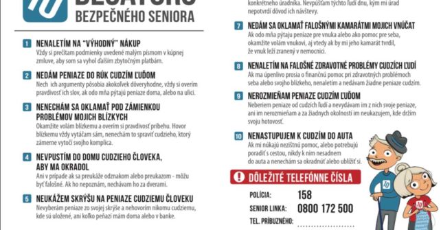 Desatoro bezpečného seniora